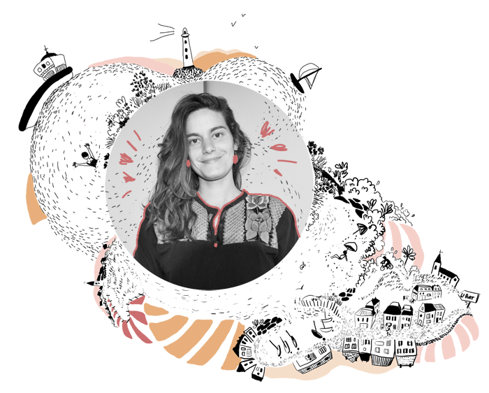 Portrait de Caroline Evain - Illustratrice cartographe